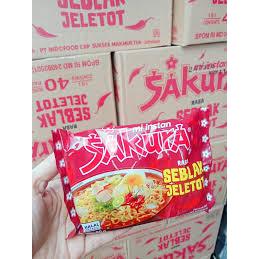 

MIE SAKURA RASA SEBLAK JELETOT 1 DUS 40 PCS