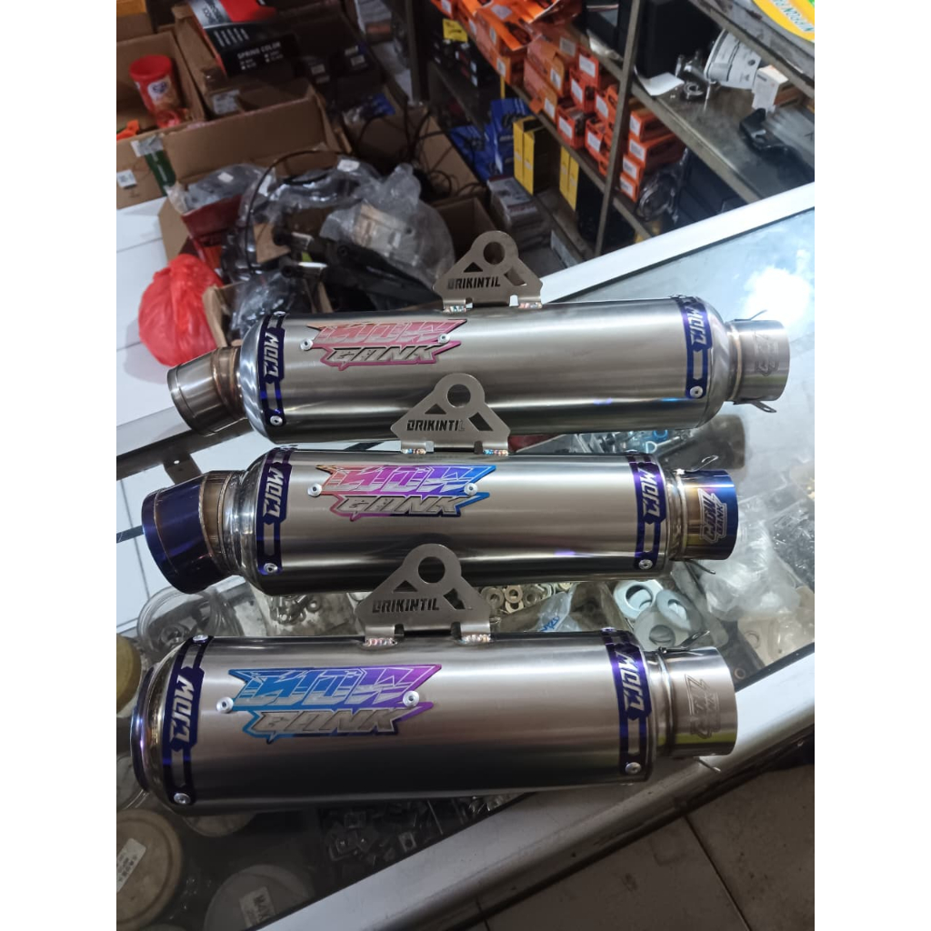 Knalpot Racing Kenalpot Dor (SLINCER ONLY) CJDW Inlet 50 Tipe Bass Ulem Kompetisi Bujel