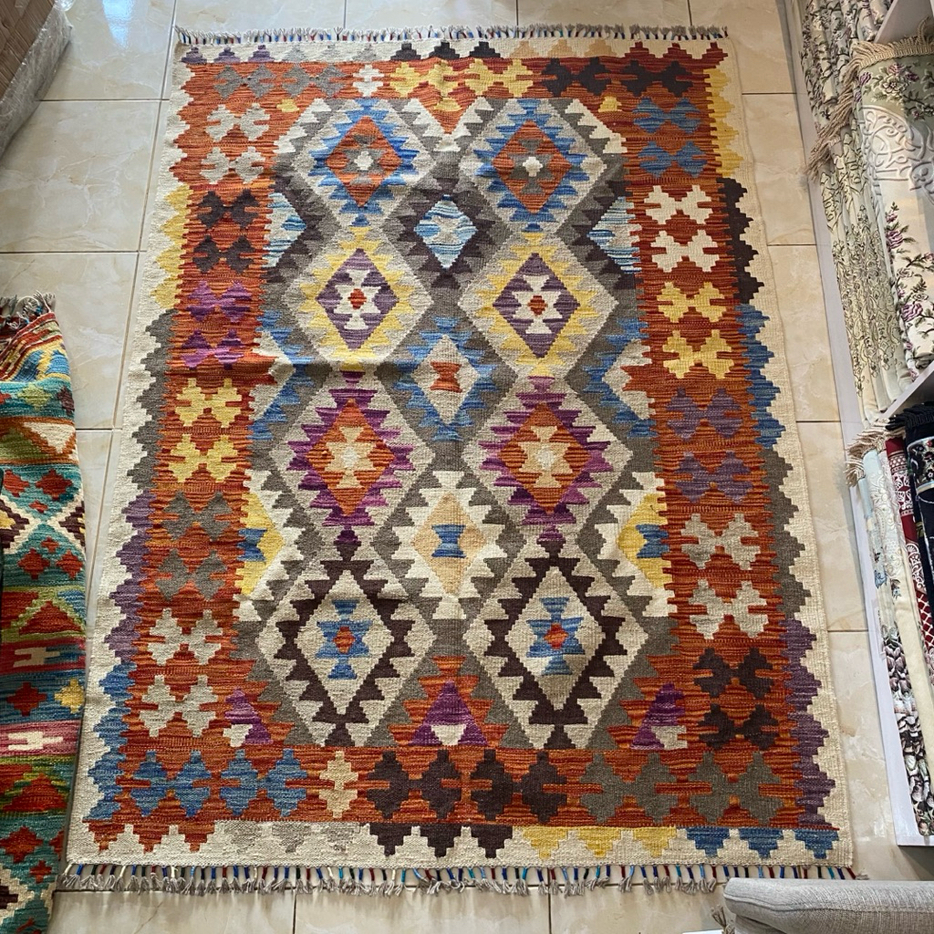 B68 KILIM TURKI 100% HANDMADE 174x128cm / KILIM KARPET TURKI ORI LIMITED