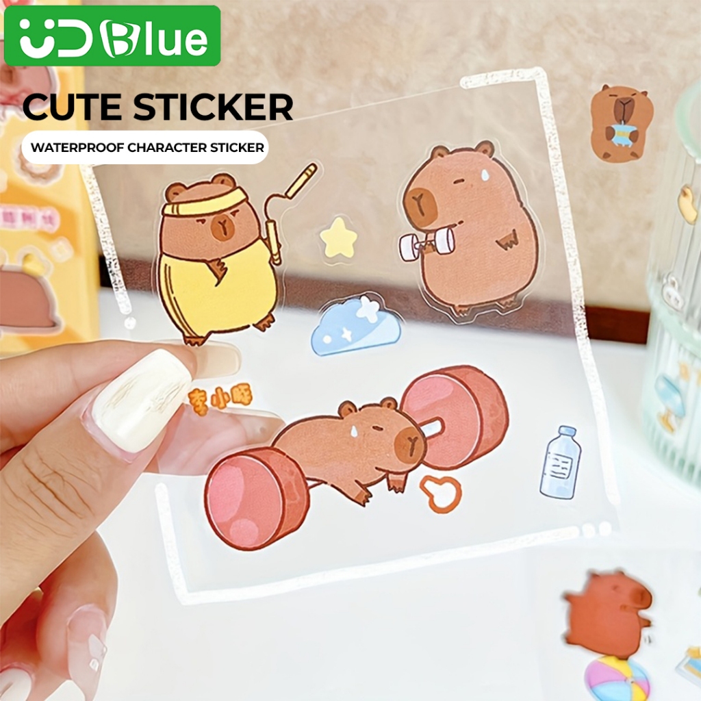 

UDBLUE Sticker Lucu Imut Karakter 1 Lembar
