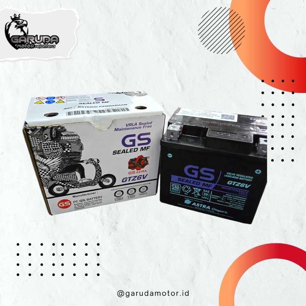 Aki Kering GS ASTRA Original GTZ6V