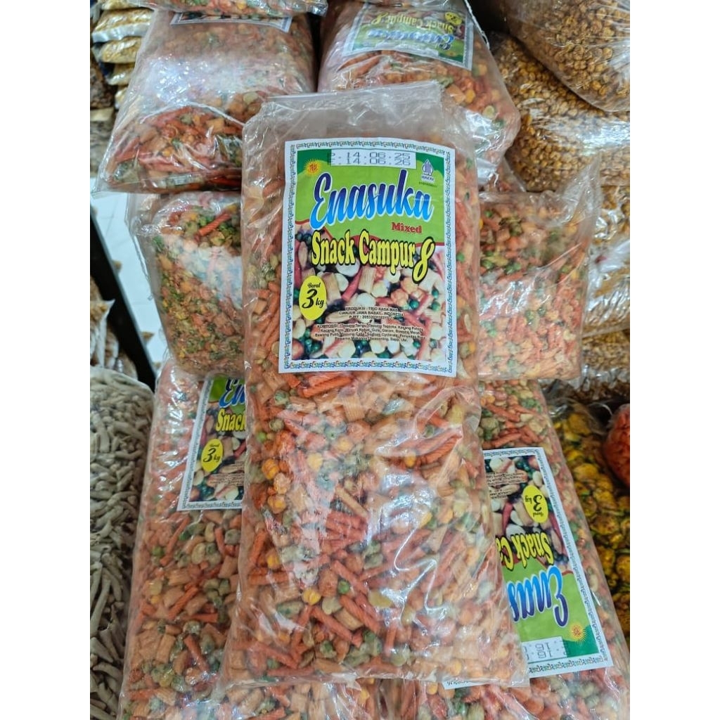 

Kacang Campur Enasuka 3 Kg/ Snack Kacang Campur 3 kg