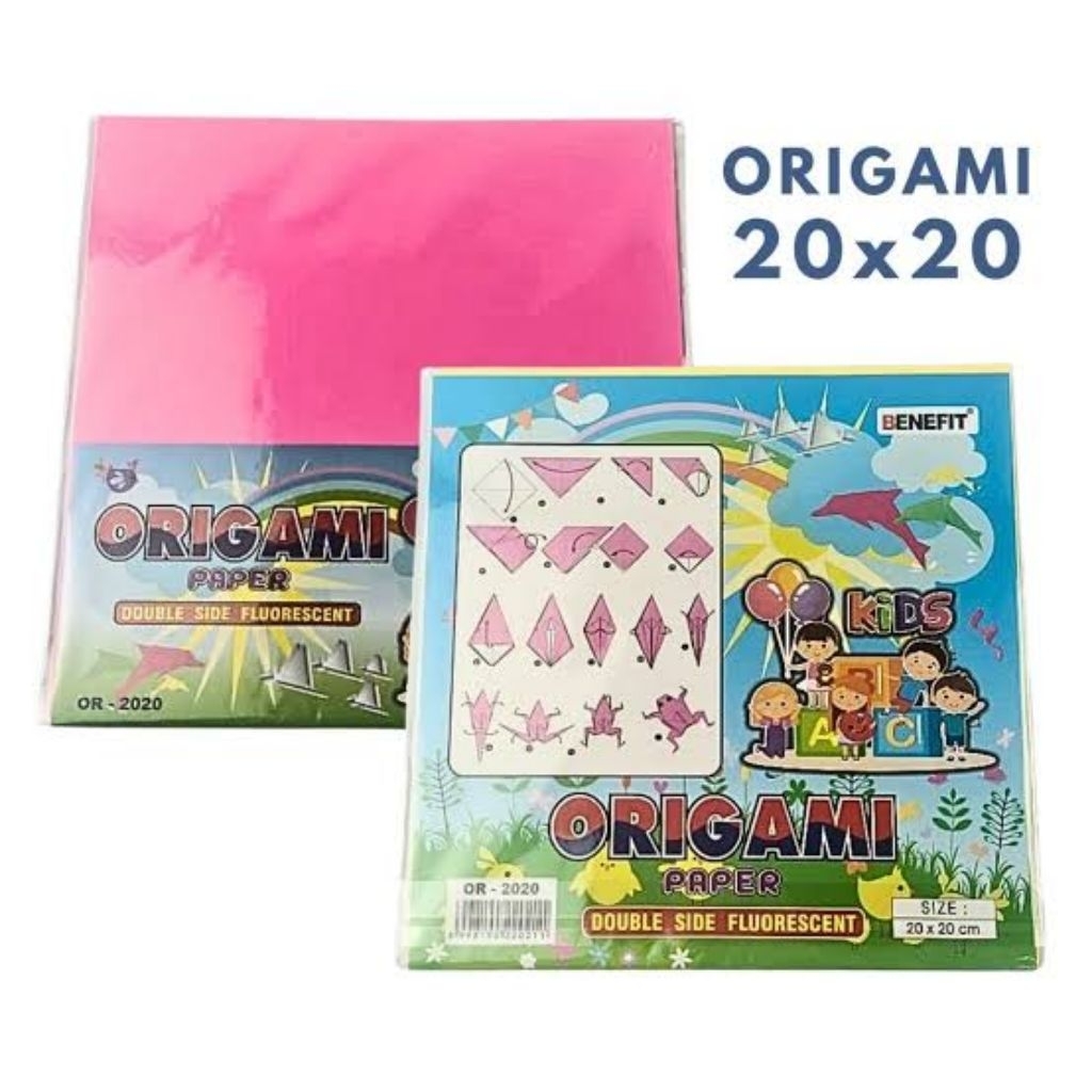 

Kertas Origami 2 Sisi Warna 20 x 20