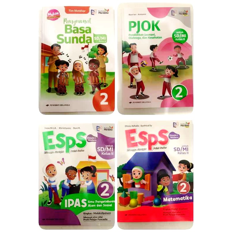 

BUKU PAKET KELAS 2 SD PENERBIT ERLANGGA KURIKULUM MERDEKA