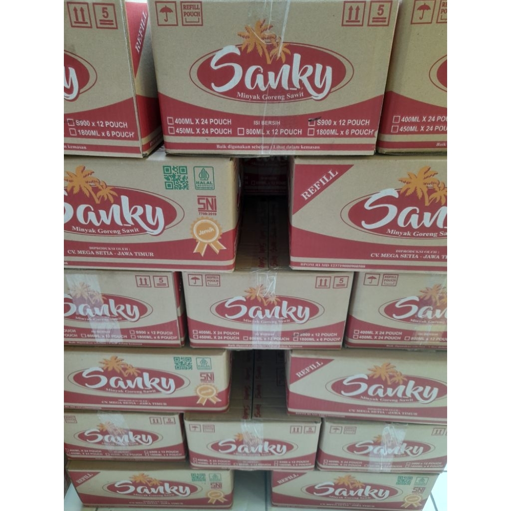

Sanky minyak goreng refil S900 [PER KARTON]