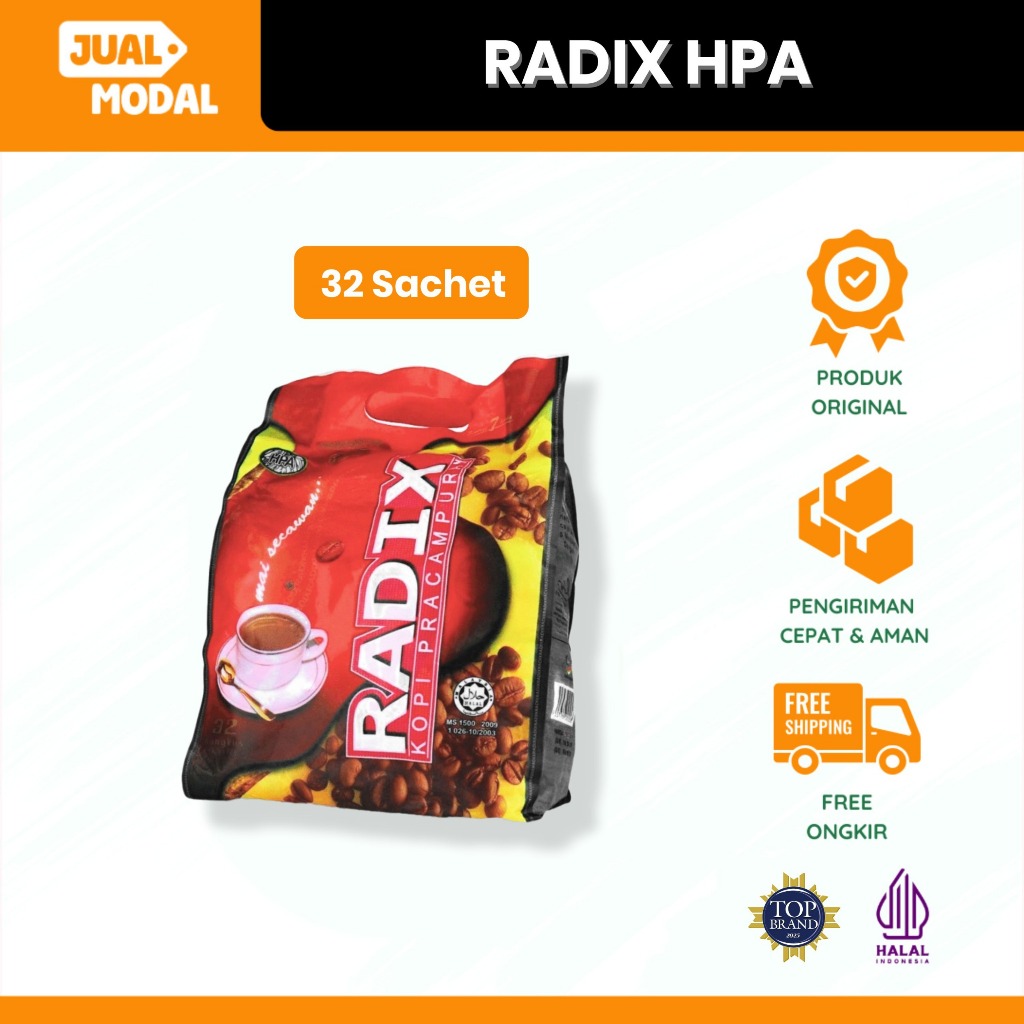 

Kopi Radix HPA Original isi 32 pcs | Radix Kopi Hpa jumbo