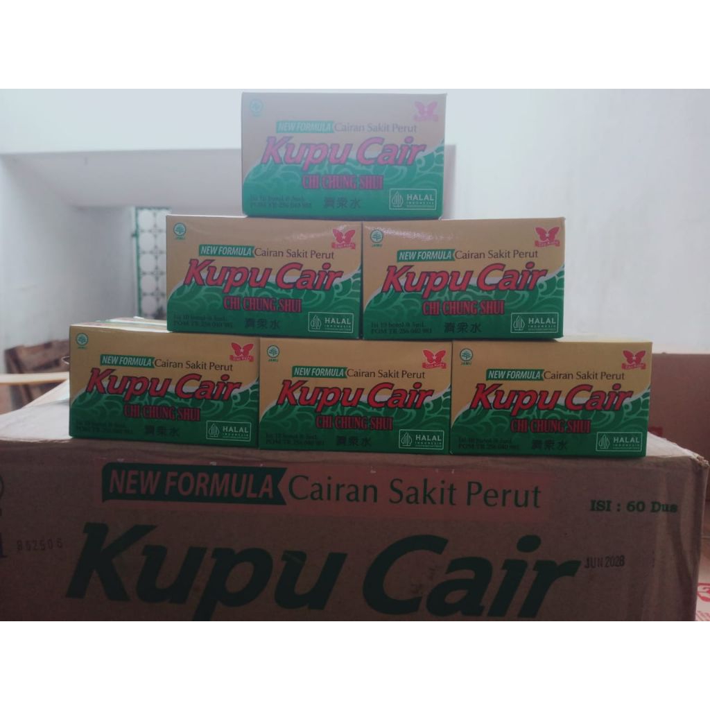 

Chi Cung Shui Cap Kupu Kupu Isi 10 Botol Obat Masuk Angin