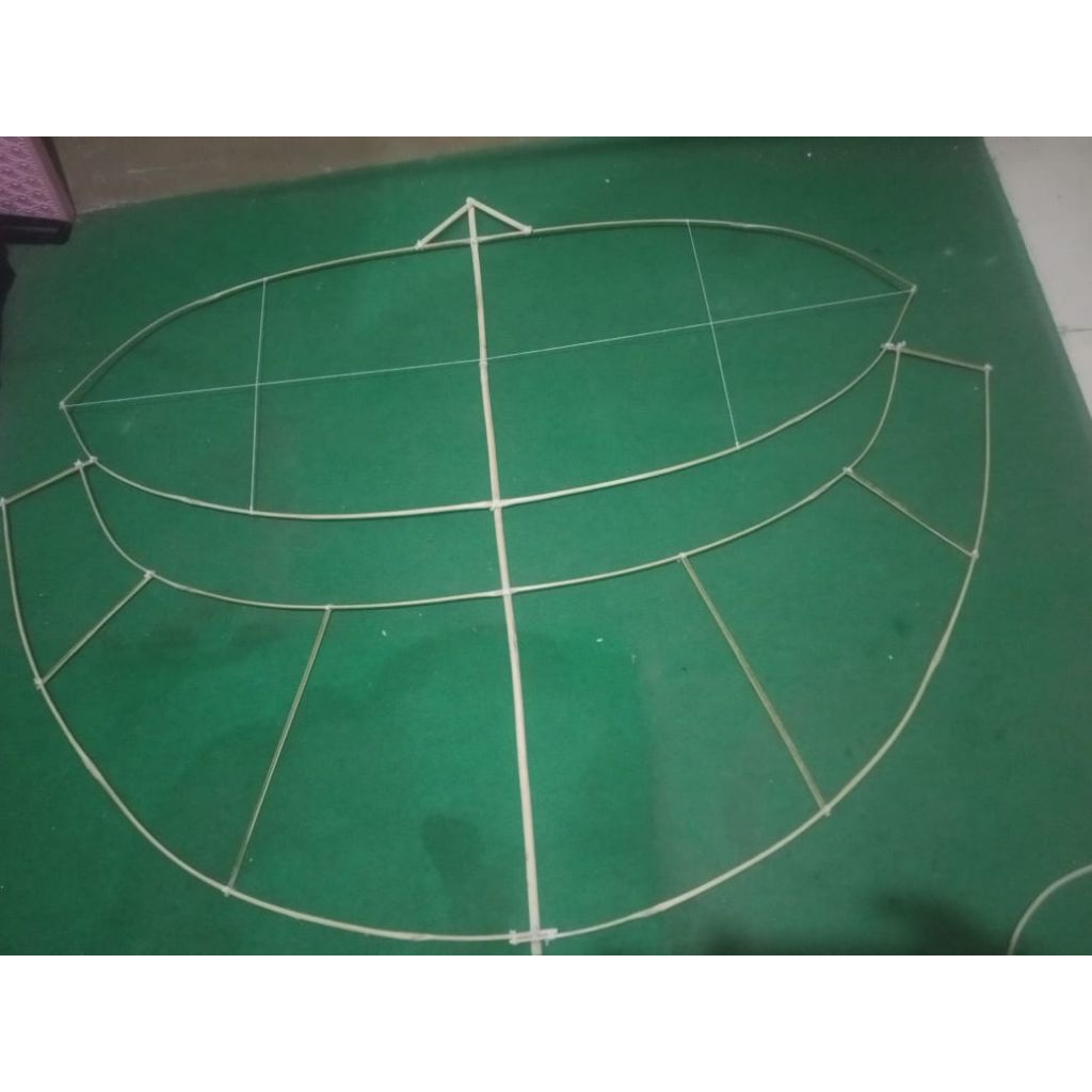 rangka layangan gapangan Pegon lodoyo 150cm ready siap dirakit