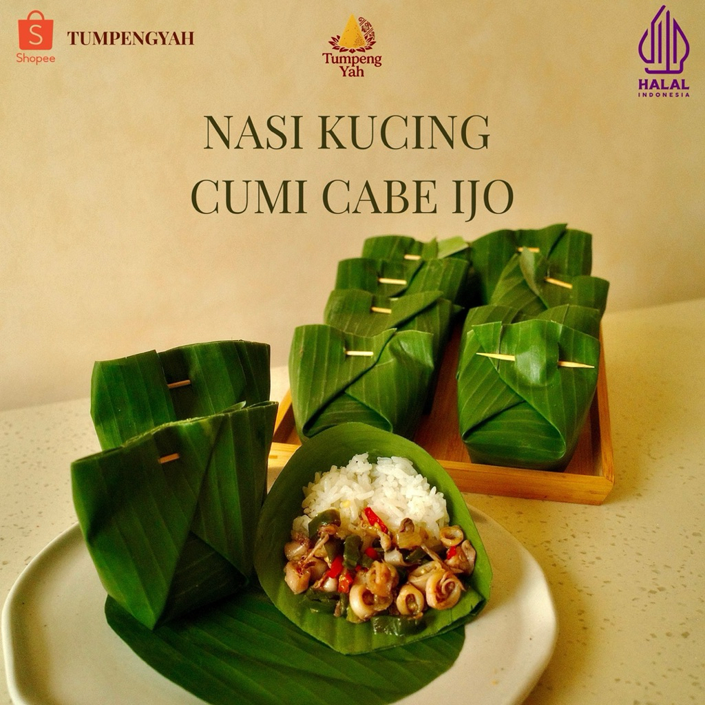 Nasi Kucing - Komplit, Porsi Mini, Rasa Nikmat Pedas | Homemade by Tumpeng Yah