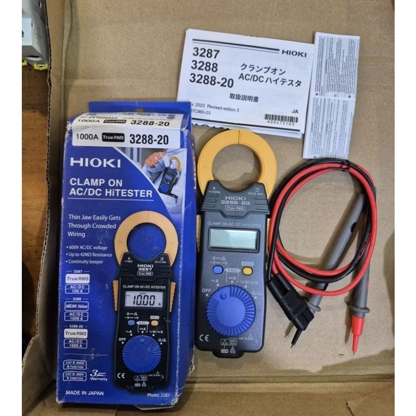TANG AMPER HIOKI 3288-20 AC/DC HiTESTER