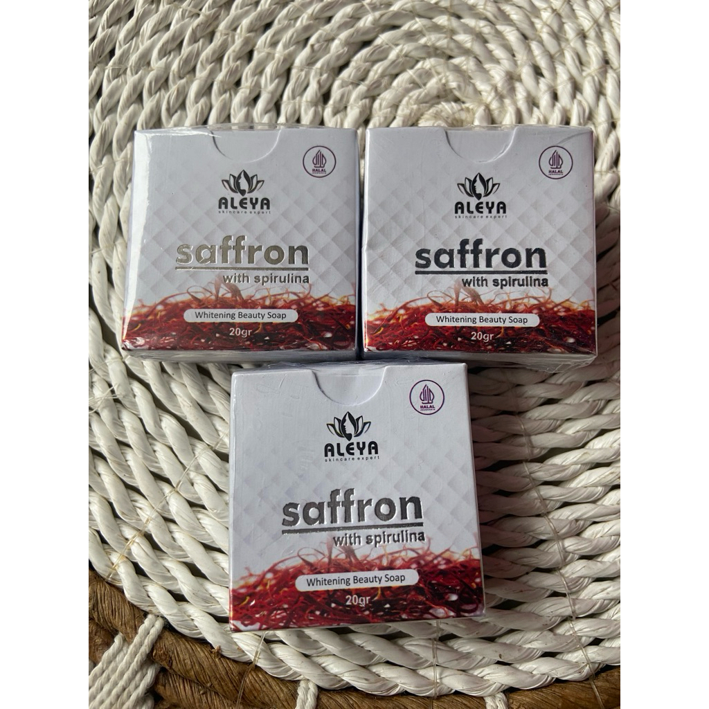 Sabun Saffron By Aleya || Sabun Aleya ORI || Sabun jerawat bruntusan