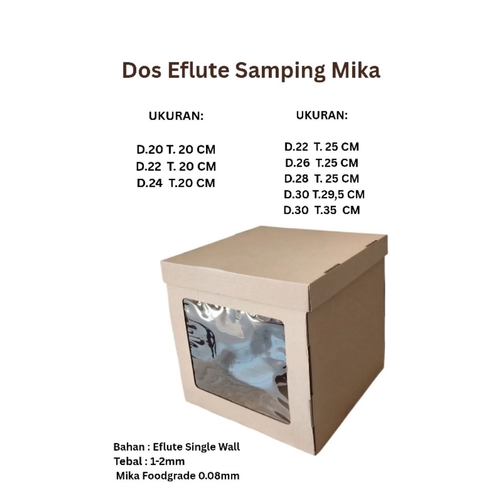 Kardus Eflute Samping Mika