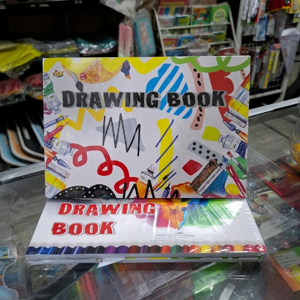 

1 Pack buku gambar kiky ukuran Tanggung 18cm x 26cm (5 buku) Paper Stationery