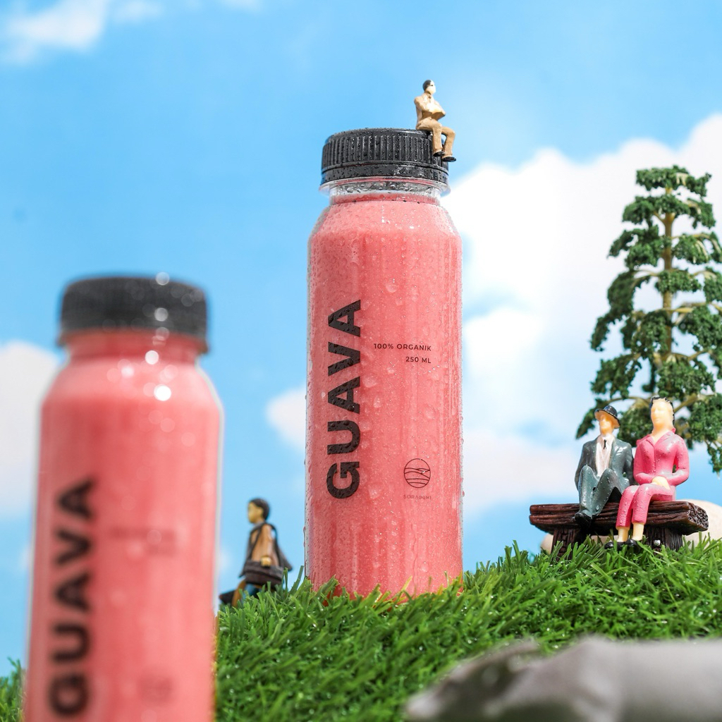 

[250 ml] Jus Jambu Batu Merah Organik Guava Juice Sorabumi