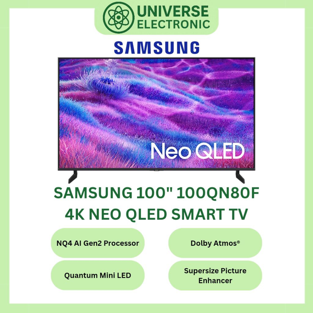 SAMSUNG 100QN80F / QA100QN80F 4K NEO QLED SMART TV 100 Inch