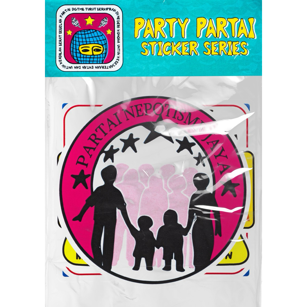 

DGTMB STICKER PAKET PARTY PARTAI SERIES (5PCS)