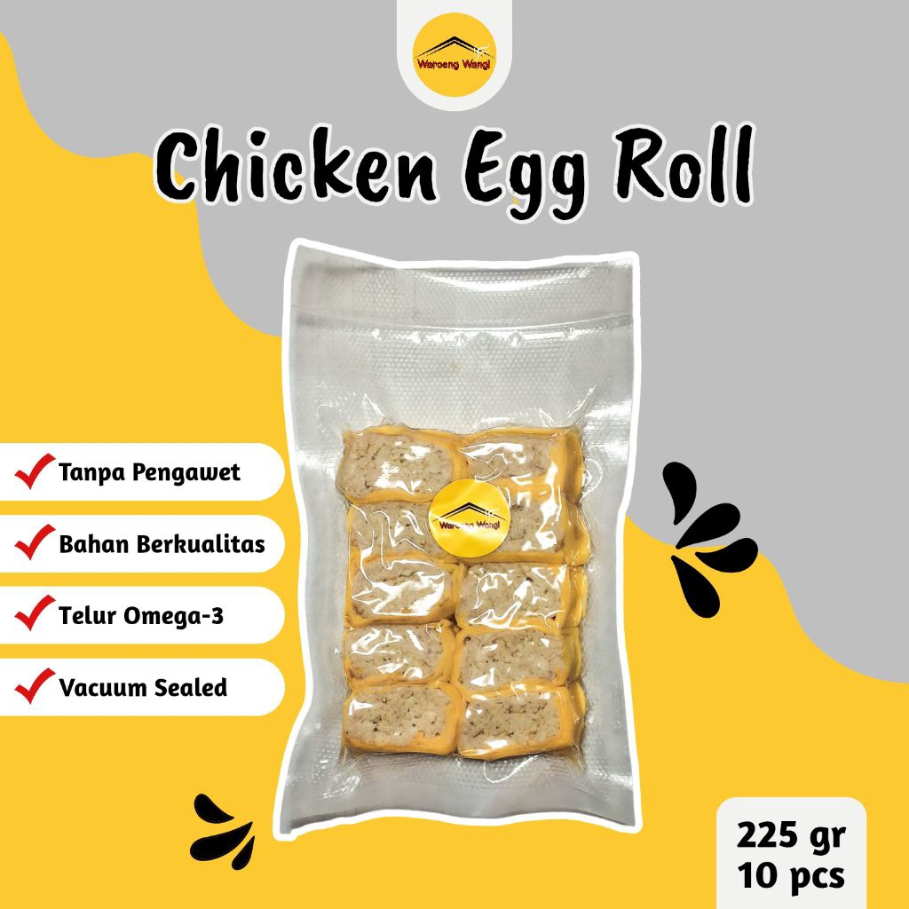 

Chicken Egg Roll (Homemade Frozen Food)