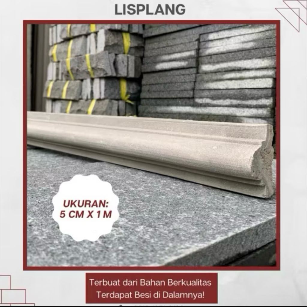 lisplang beton profil beton lisplang tempel beton