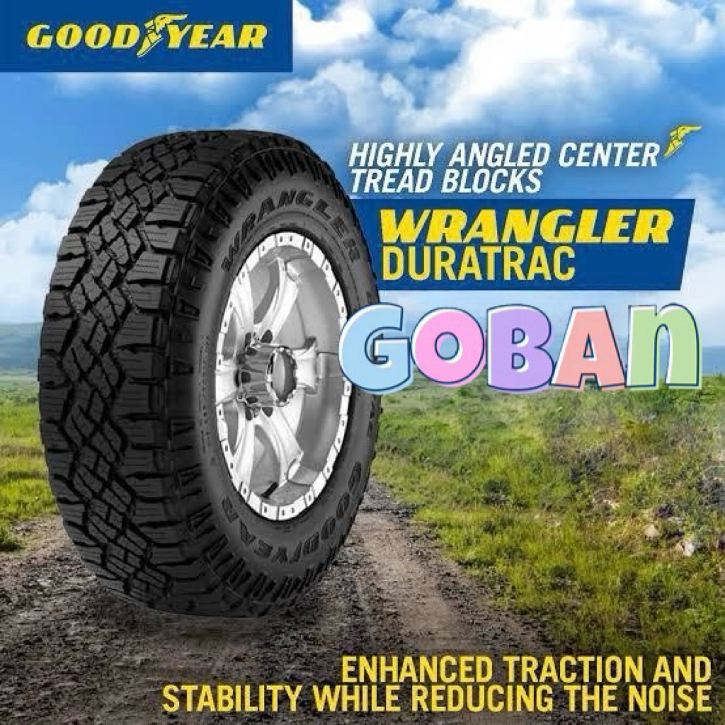Ban mobil 225/75 r16 Goodyear Wrangler Duratrac RT ukuran 225 75 16 Duratrac R/T 225/75r16