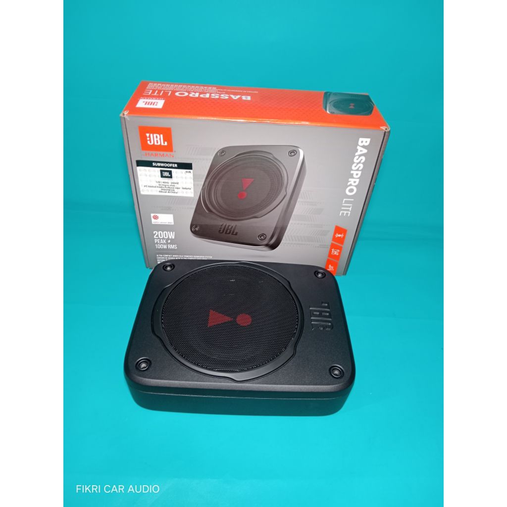 Subwoofer Kolong Aktip Bawah Jox JBL BASSORO LITE 200Watt Audio Mobil