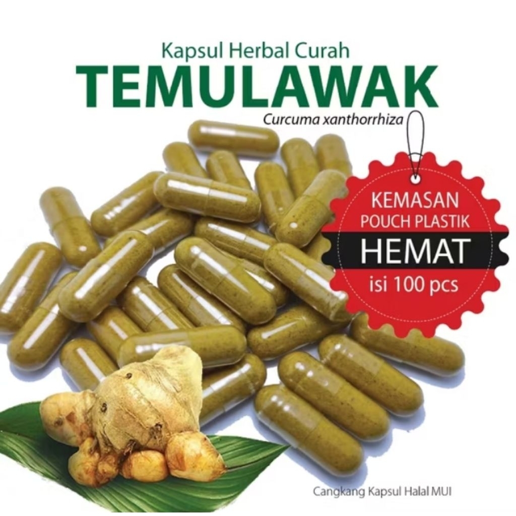

Temulawak Isi 100 Kapsul Mengatasi Kesehatan Fungsi Hati / Hepatitis / Lambung & Maag