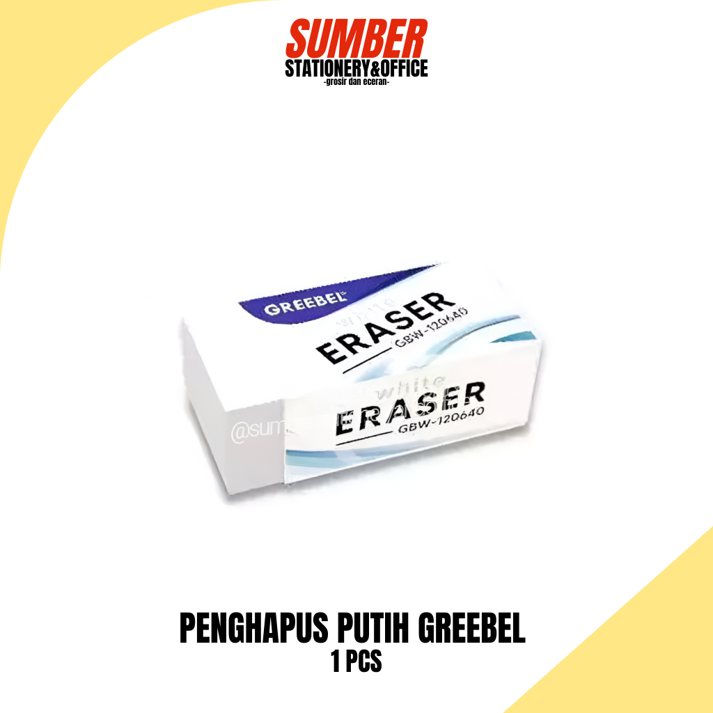 

Penghapus Greebel (GBW-120640) - Bersih & Tidak Merusak Kertas [1 Pcs]