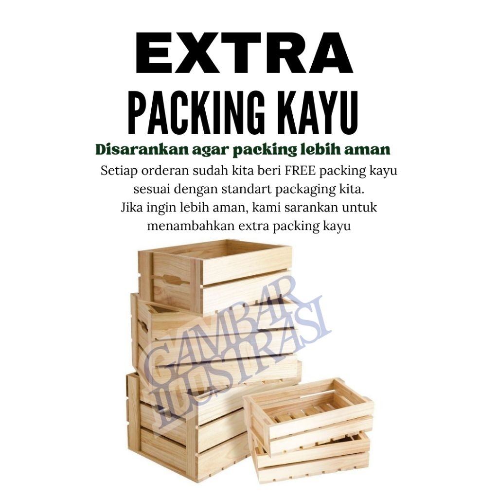 

EXTRA PACKING KAYU UKURAN KECIL D.60-80 CM