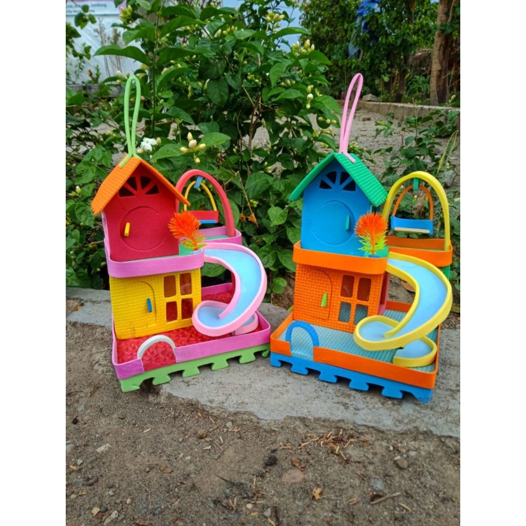 Rumah kelomang Model Tingkat Besar (sudah jadi).