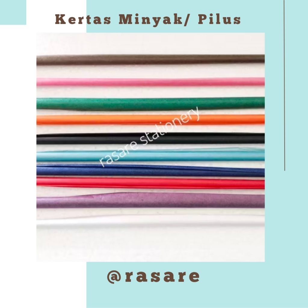 

KERTAS MINYAK / KERTAS PILUS ISI 10 LEMBAR