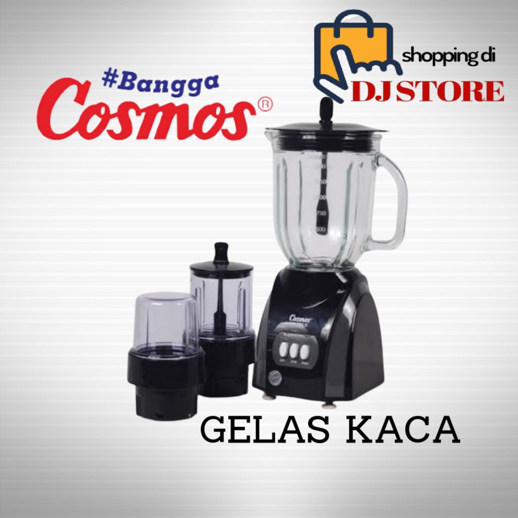 COSMOS blender 2 liter CB 282 G, GELAS KACA, blender cosmos gelas jumbo cb282g