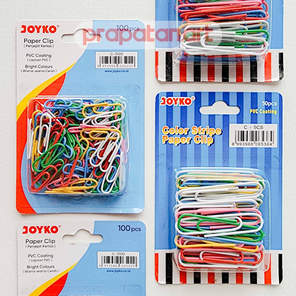 

Joyko Color Paper Clip C-3100 ~ C-5CS | Penjepit Kertas
