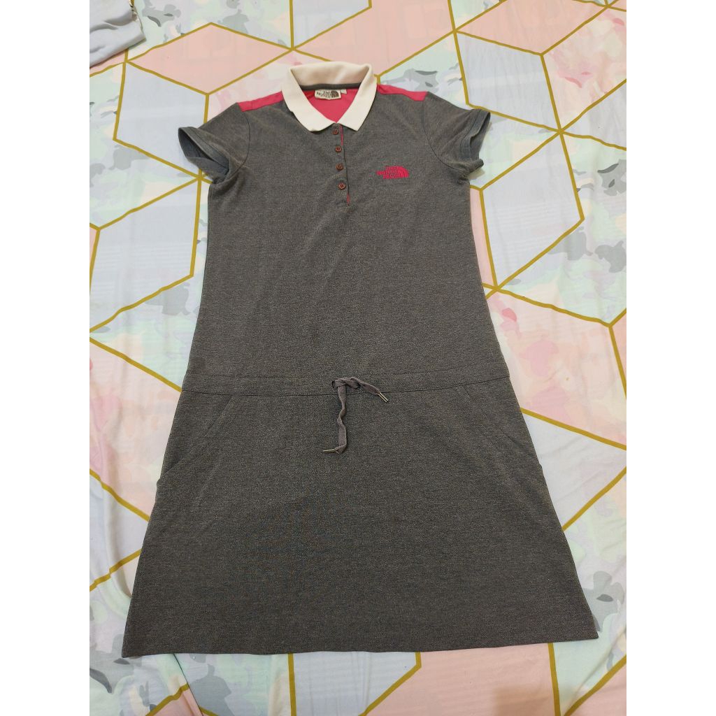 dress the north face wanita original branded