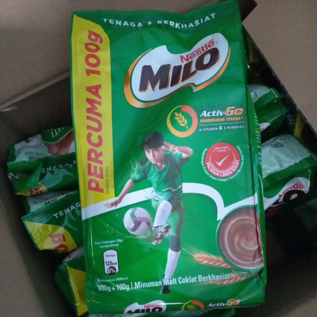 

Minuman Coklat Kemasan 1kg 12bungkus 1kotak