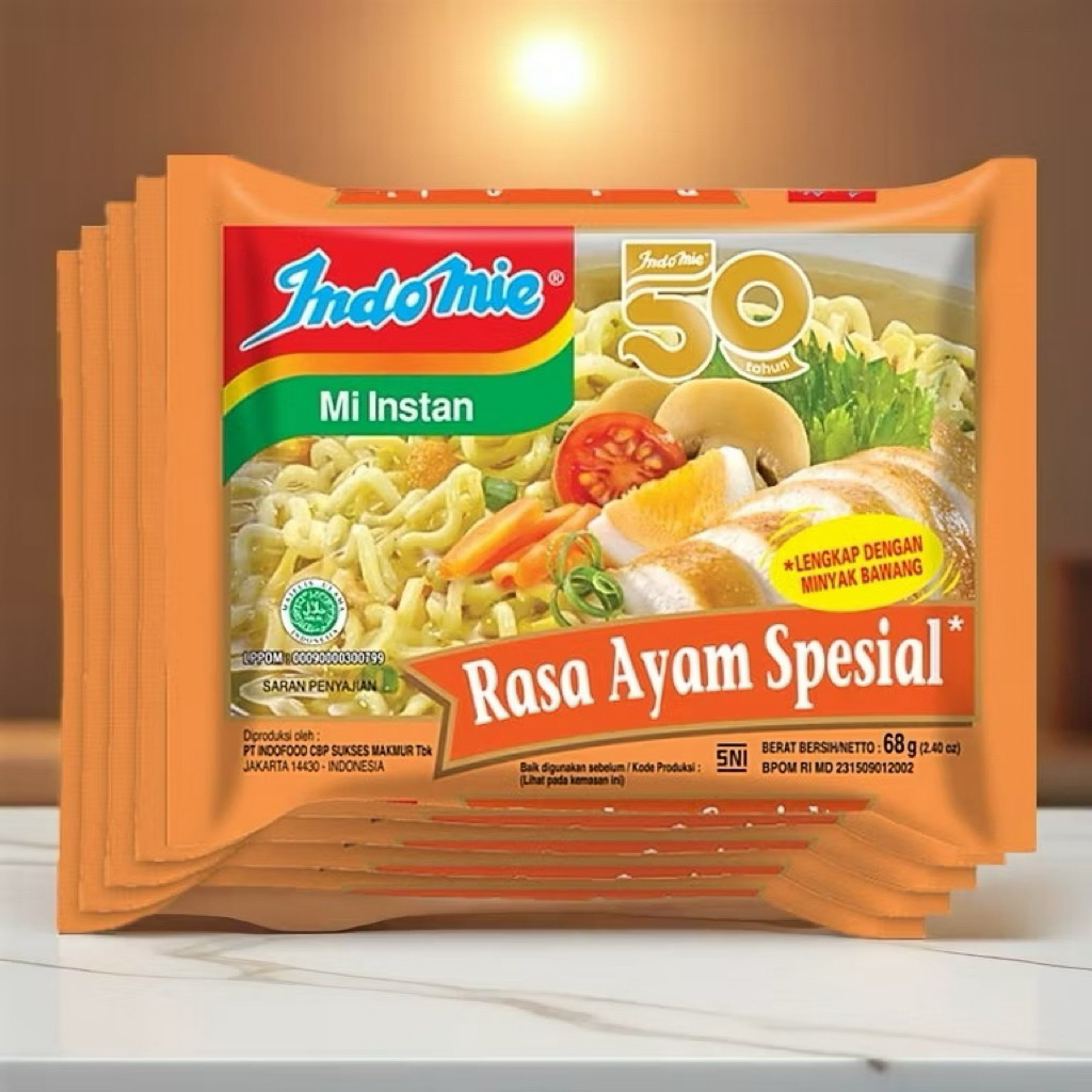 

Paket 5 pcs Indomie kuah Rasa Ayam Spesial