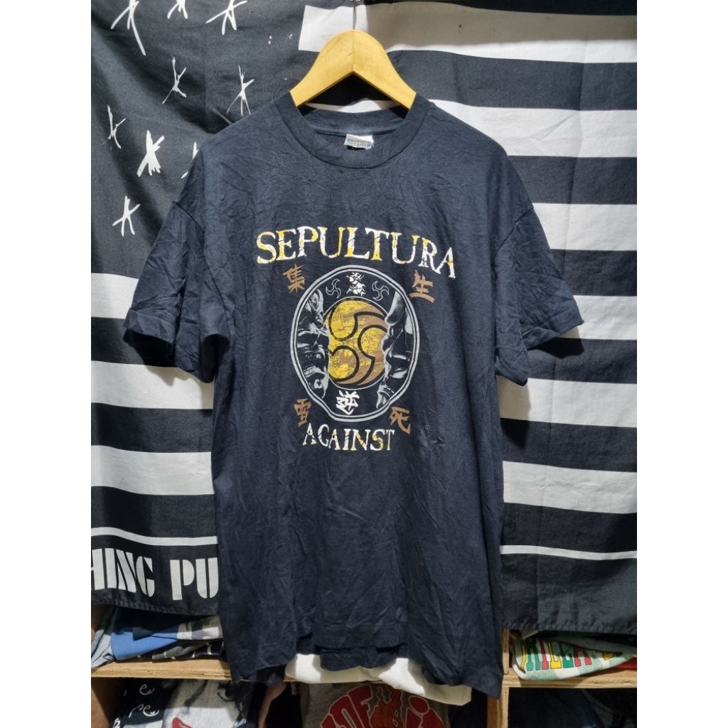 kaos band vintage 90s sepultura