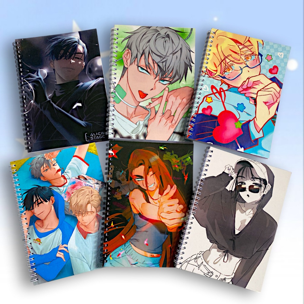 

NoteBook Spiral A5 Alien Stage ALNST Sua Mizi Hyuna Luka Till Ivan Buku Catatan Sekolah Bergaris Murah