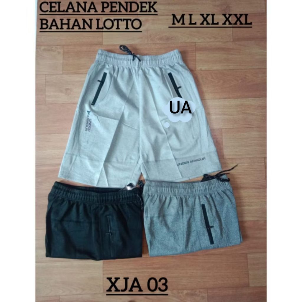 CELANA OLAHRAGA PENDEK TRAINING 3/4 PRIA WANITA GRADE ORI XJA08