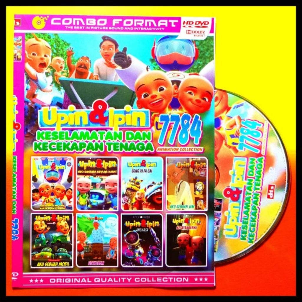BEST QUALITY Promo Kaset Dvd Film Upin Dan Ipin TERLARIS DTS ENTERTAINMENT