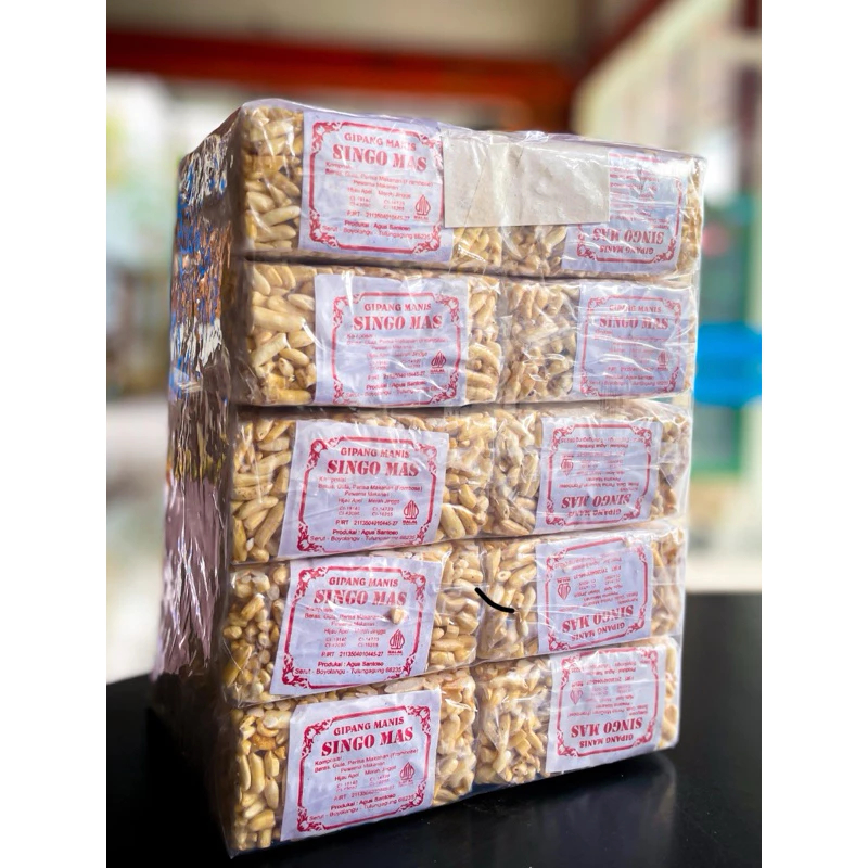 

Cemilan Jipang Beras 1 Pack Khas Kota Gresik