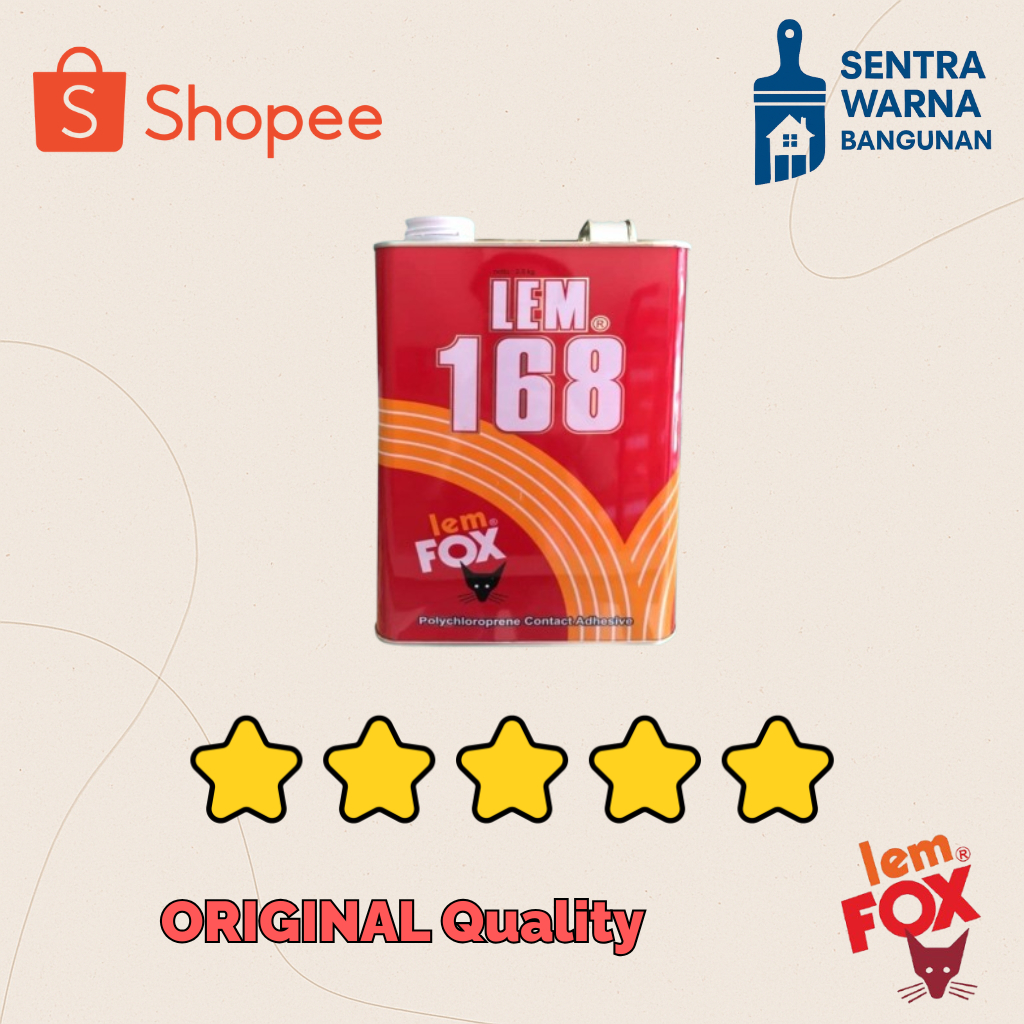 

Lem Fox 168 | Ukuran : 2.5 Kg