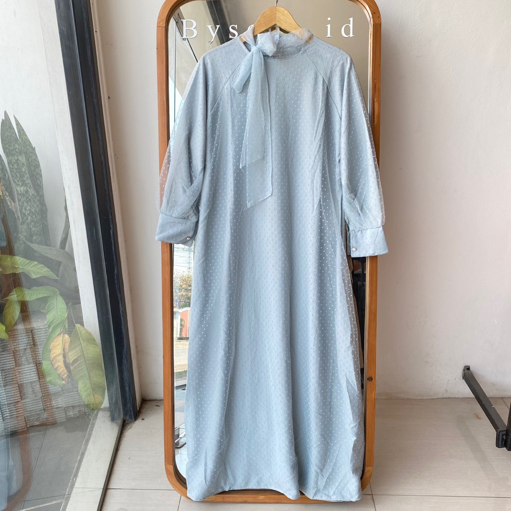 Dress Organza Dot Byseph.id