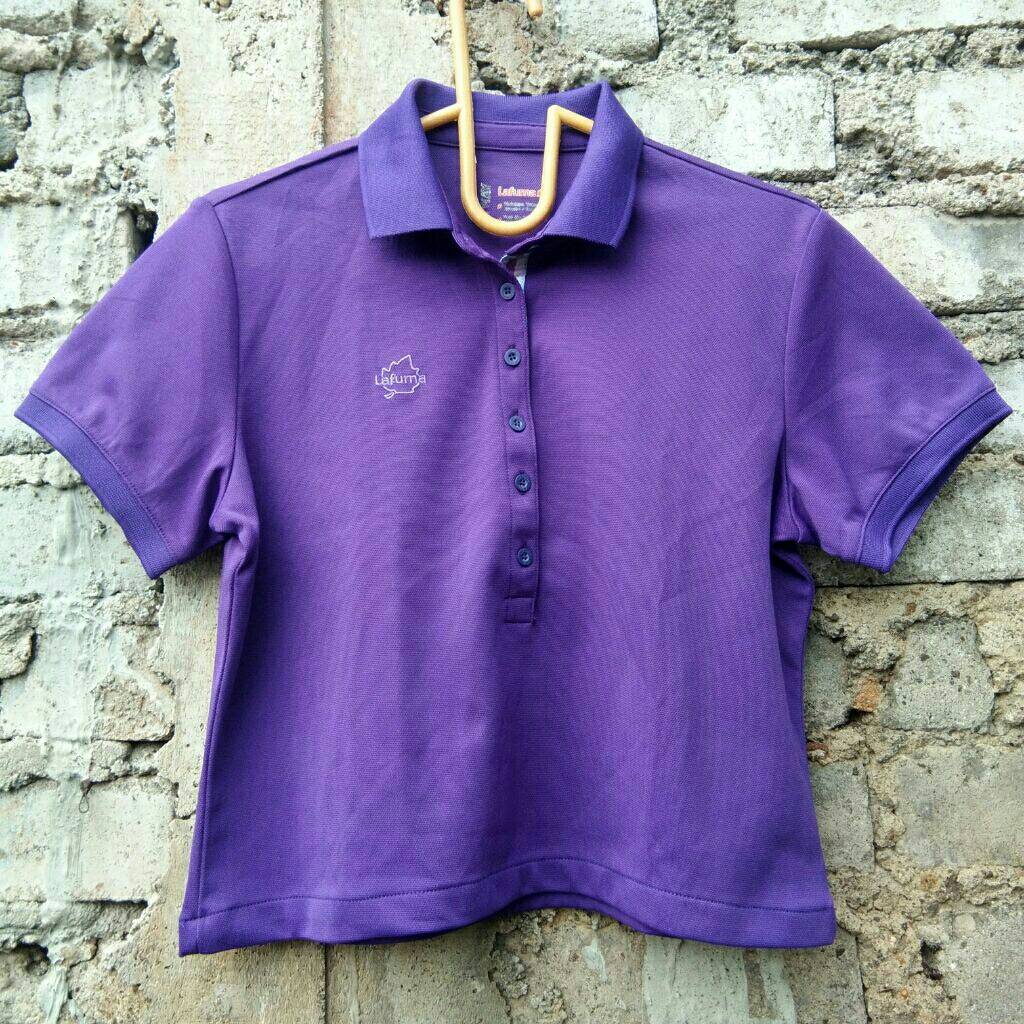 Kaos Polo shirt Wanita Medium Polos LAFUMA Preloved