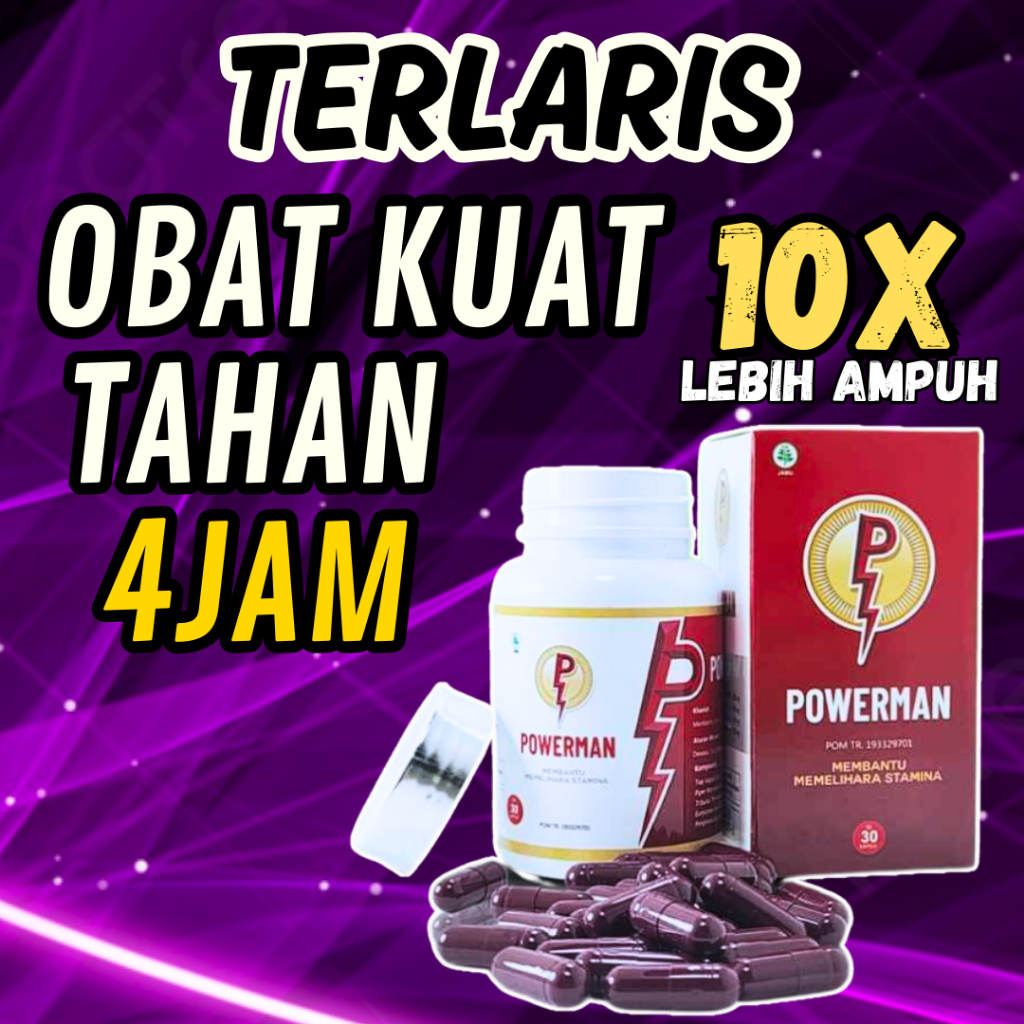 POWERMAN  OBAT KUAT PRIA TAHAN LAMA STAMINA PRIA TERBAIK TAHAN LAMA paling ampuh 100%