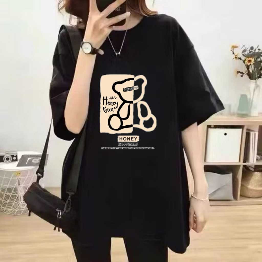Kaos Oversize Wanita / Kaos Distro Wanita / Kaos Streetwear Oversize / Baju Kaos Distro / Kaos / Wan