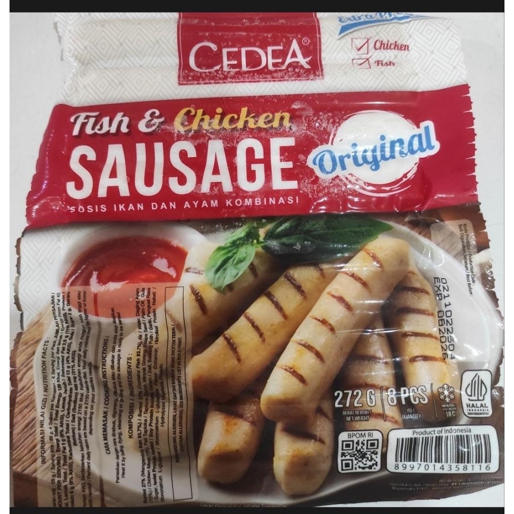 

Fish & Chicken sausage original