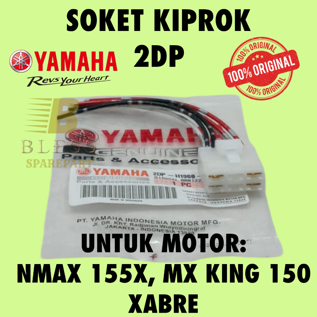 SOKET ASLI YAMAHA SOCKET KIPROK KODE-2DP UNTUK MOTOR NMAX YAMAHA NMAX/XABRE/MX KING/MX 135/MX150 ORI