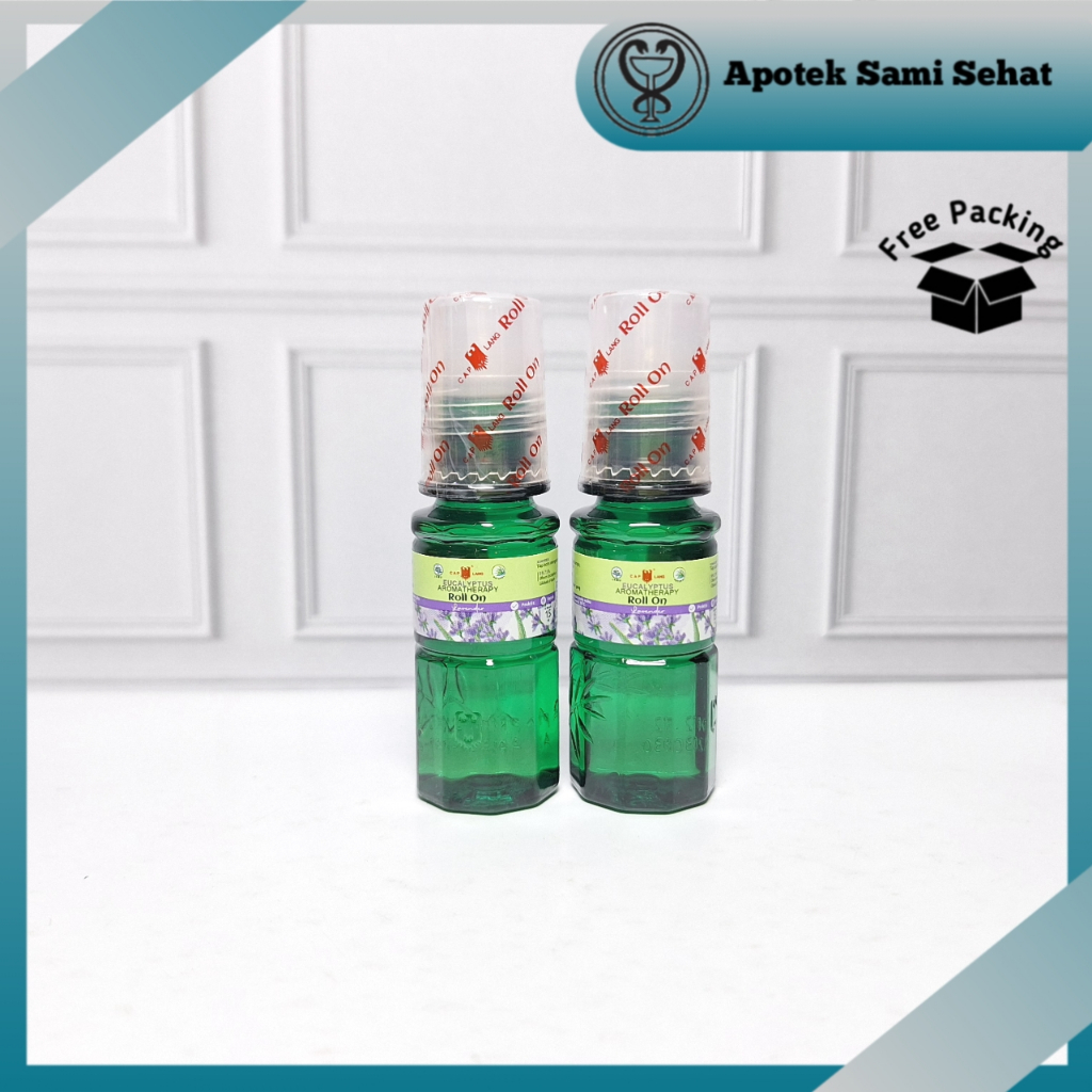 2 BOTOL ROLL ON LAVENDER  AROMATHERAPY CAP LANG 15 ML