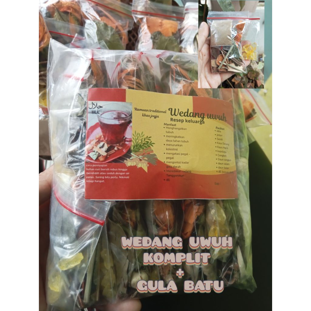 

wedang uwuh isi 10pcs minuman khas Jogja solo plus gula batu