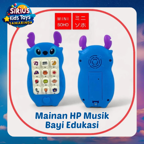 Mainan HP Musik Bayi Edukasi Lucu – Ponsel Mainan Bunyi & Puzzle Anak