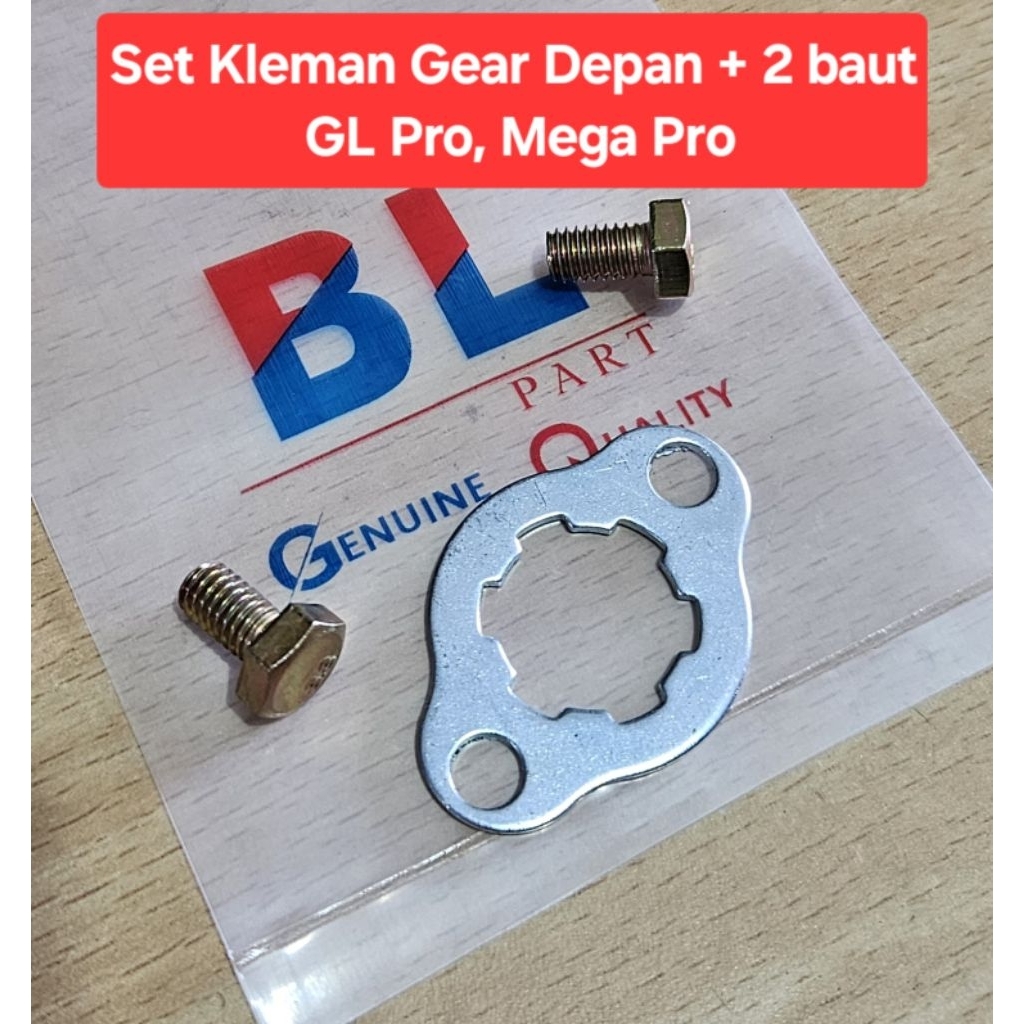Set Baut + Kleman Gear Depan GL Pro Megapro